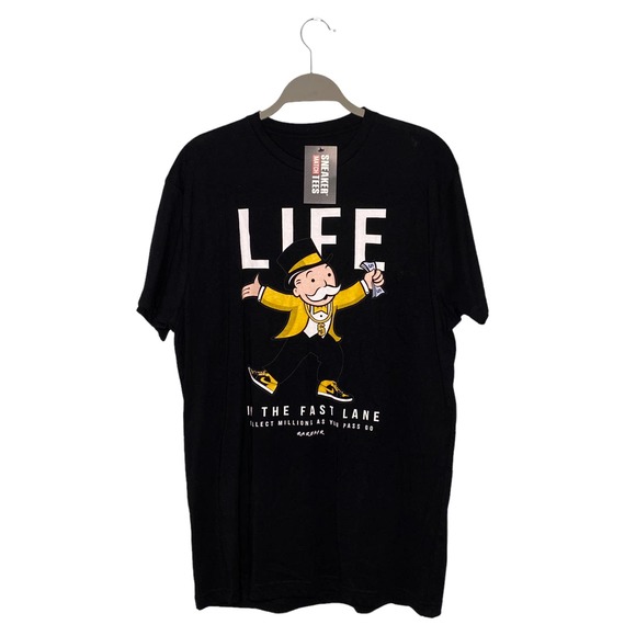 Sneaker Match Tee Other - Sneaker Match Tee LIFE in The Fast Lane Size Large